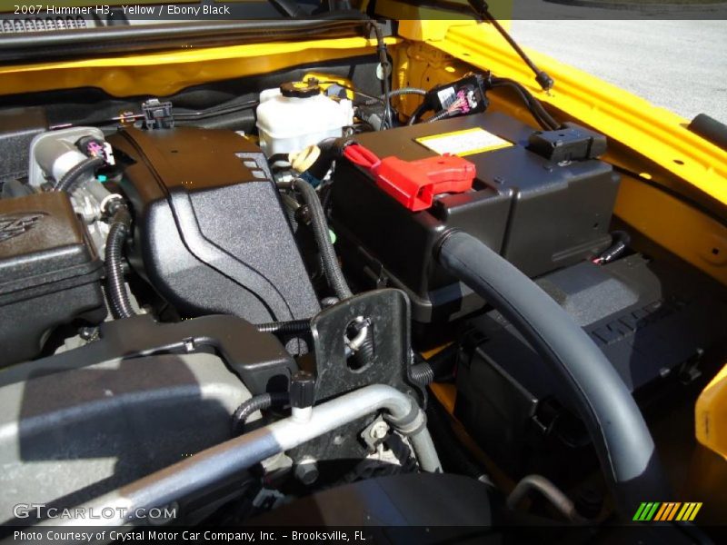 Yellow / Ebony Black 2007 Hummer H3