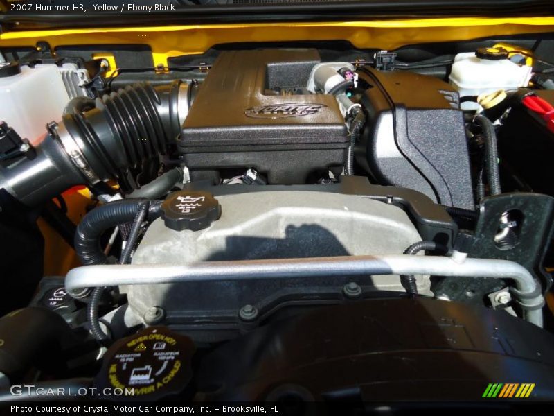 Yellow / Ebony Black 2007 Hummer H3
