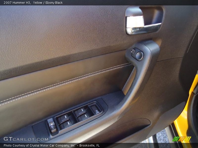 Yellow / Ebony Black 2007 Hummer H3