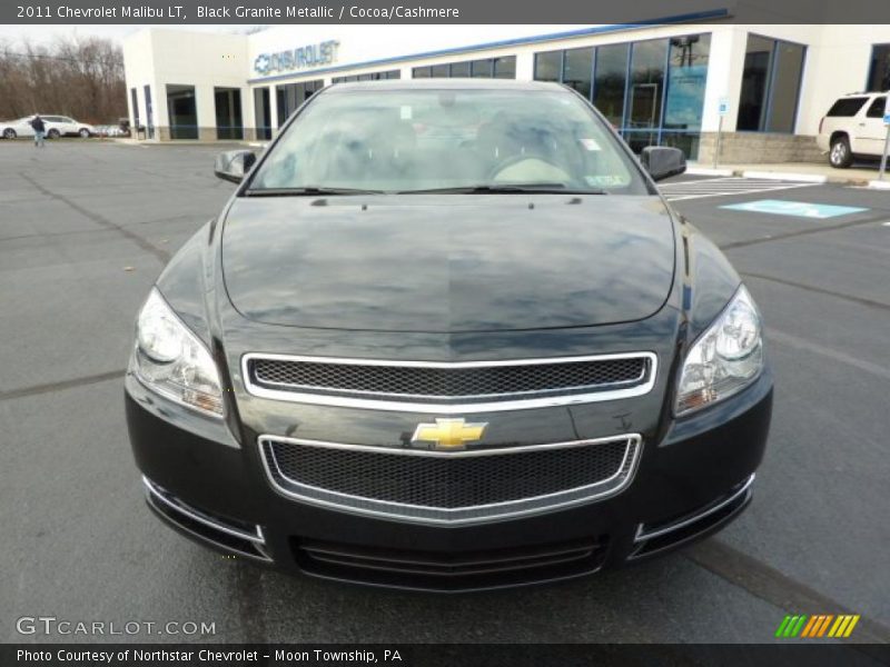 Black Granite Metallic / Cocoa/Cashmere 2011 Chevrolet Malibu LT