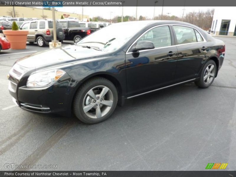 Black Granite Metallic / Cocoa/Cashmere 2011 Chevrolet Malibu LT