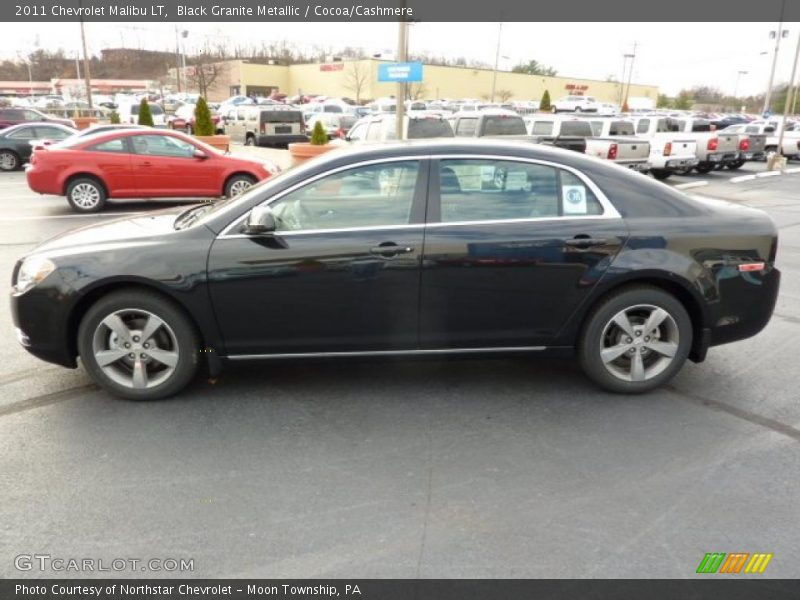 Black Granite Metallic / Cocoa/Cashmere 2011 Chevrolet Malibu LT