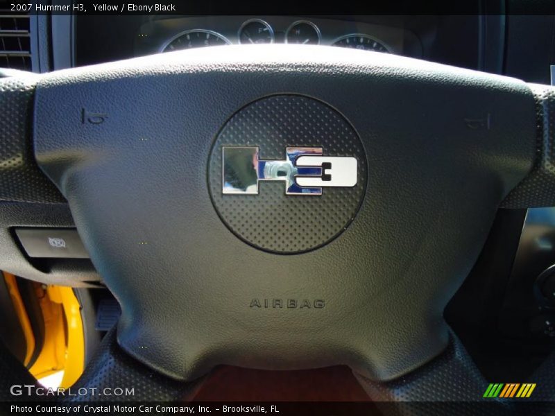 Yellow / Ebony Black 2007 Hummer H3