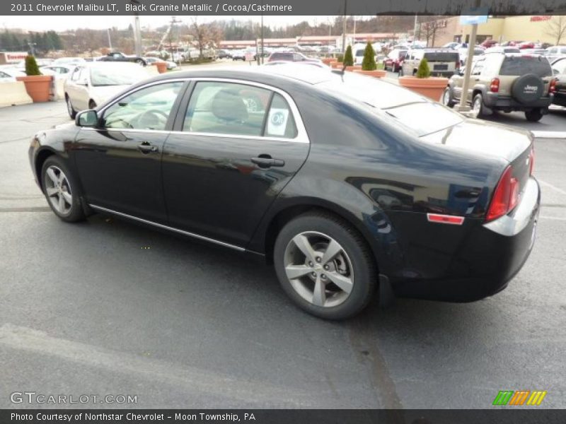 Black Granite Metallic / Cocoa/Cashmere 2011 Chevrolet Malibu LT
