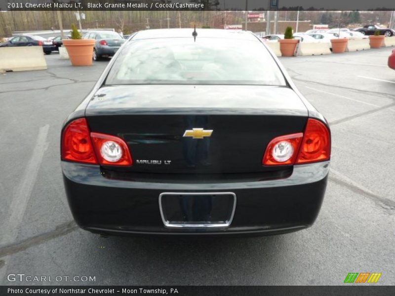 Black Granite Metallic / Cocoa/Cashmere 2011 Chevrolet Malibu LT