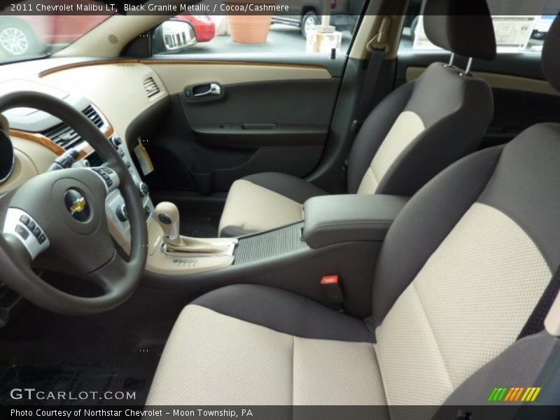 Black Granite Metallic / Cocoa/Cashmere 2011 Chevrolet Malibu LT