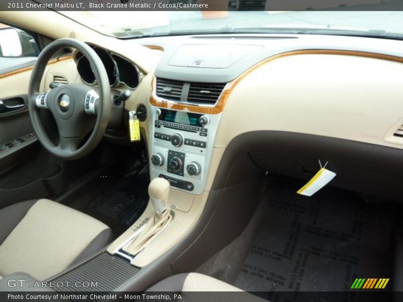 Black Granite Metallic / Cocoa/Cashmere 2011 Chevrolet Malibu LT