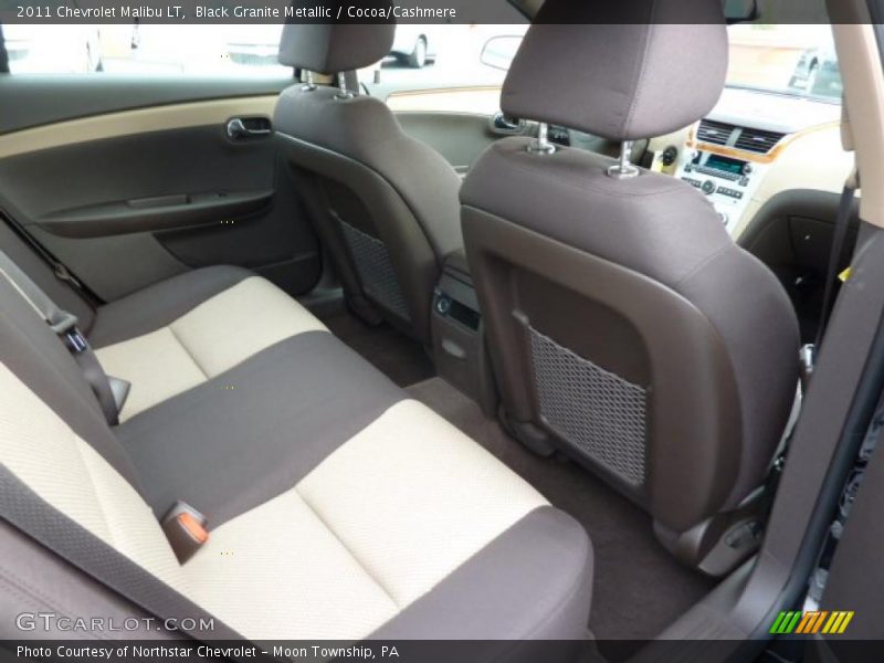 Black Granite Metallic / Cocoa/Cashmere 2011 Chevrolet Malibu LT