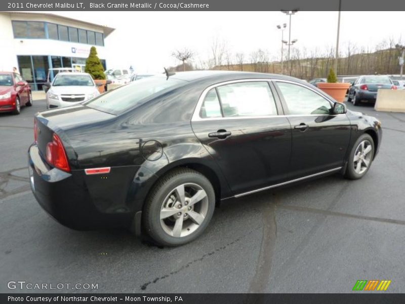 Black Granite Metallic / Cocoa/Cashmere 2011 Chevrolet Malibu LT