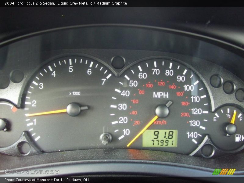  2004 Focus ZTS Sedan ZTS Sedan Gauges
