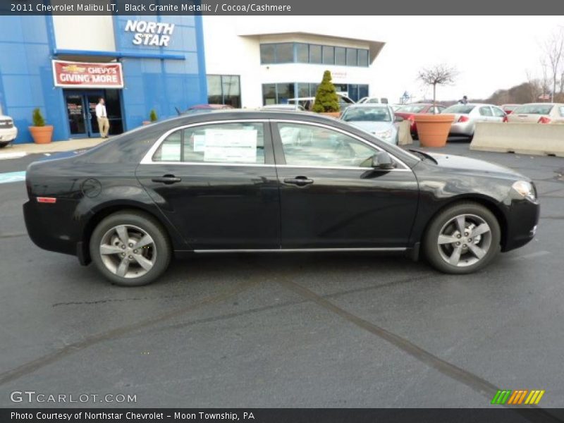 Black Granite Metallic / Cocoa/Cashmere 2011 Chevrolet Malibu LT