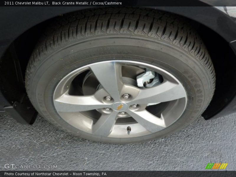 Black Granite Metallic / Cocoa/Cashmere 2011 Chevrolet Malibu LT