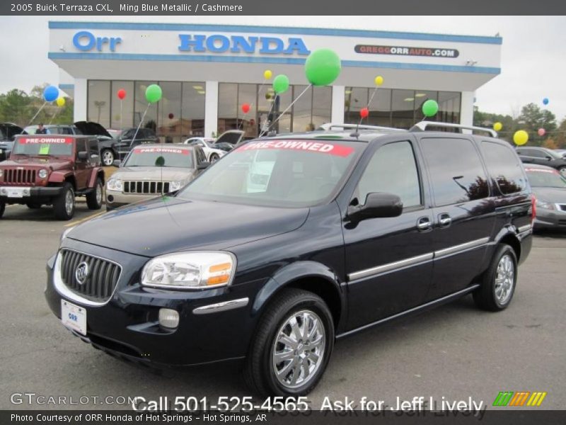 Ming Blue Metallic / Cashmere 2005 Buick Terraza CXL