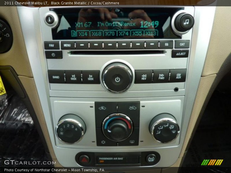 Black Granite Metallic / Cocoa/Cashmere 2011 Chevrolet Malibu LT