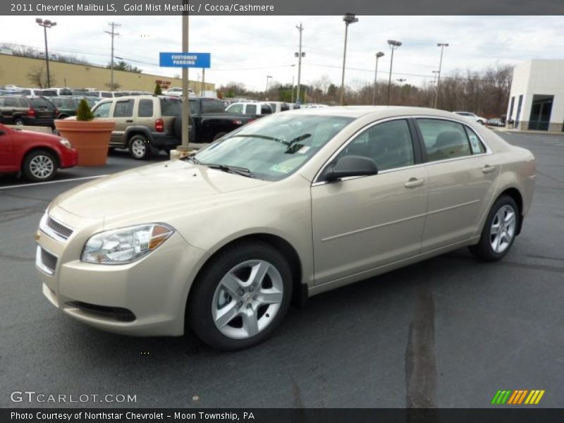 Gold Mist Metallic / Cocoa/Cashmere 2011 Chevrolet Malibu LS