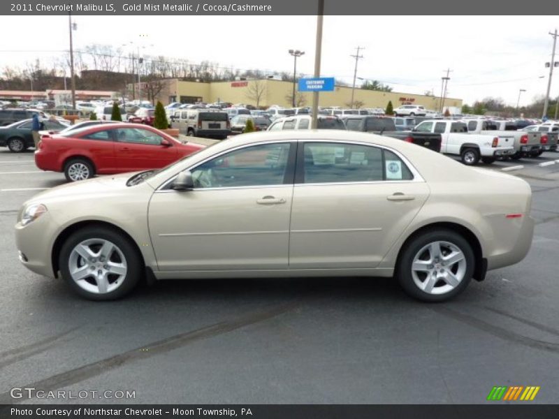 Gold Mist Metallic / Cocoa/Cashmere 2011 Chevrolet Malibu LS