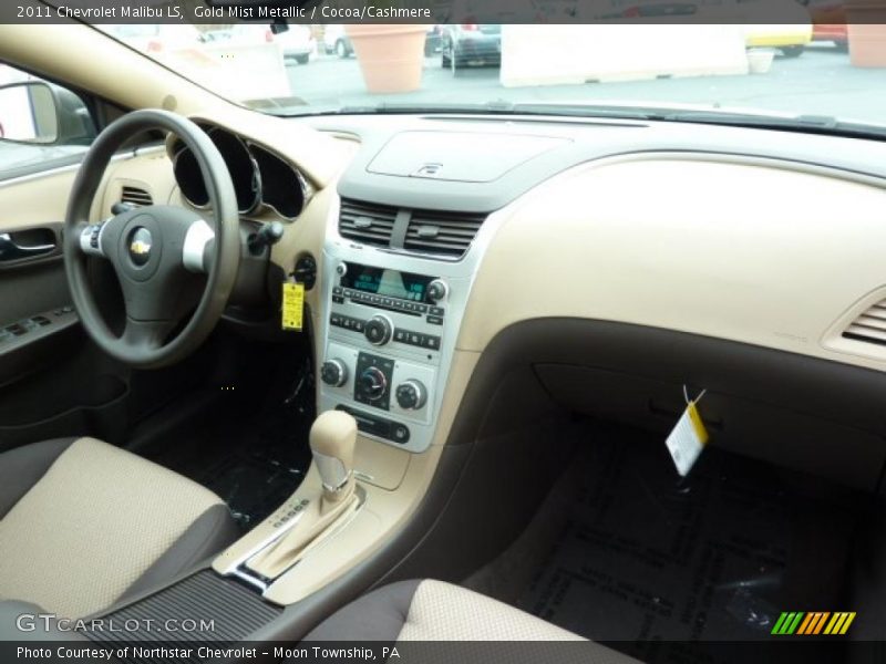 Gold Mist Metallic / Cocoa/Cashmere 2011 Chevrolet Malibu LS