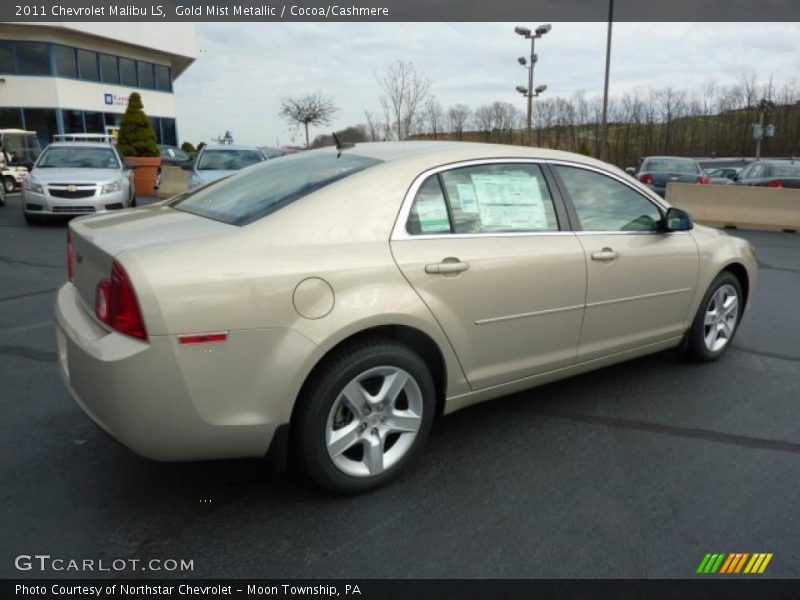 Gold Mist Metallic / Cocoa/Cashmere 2011 Chevrolet Malibu LS