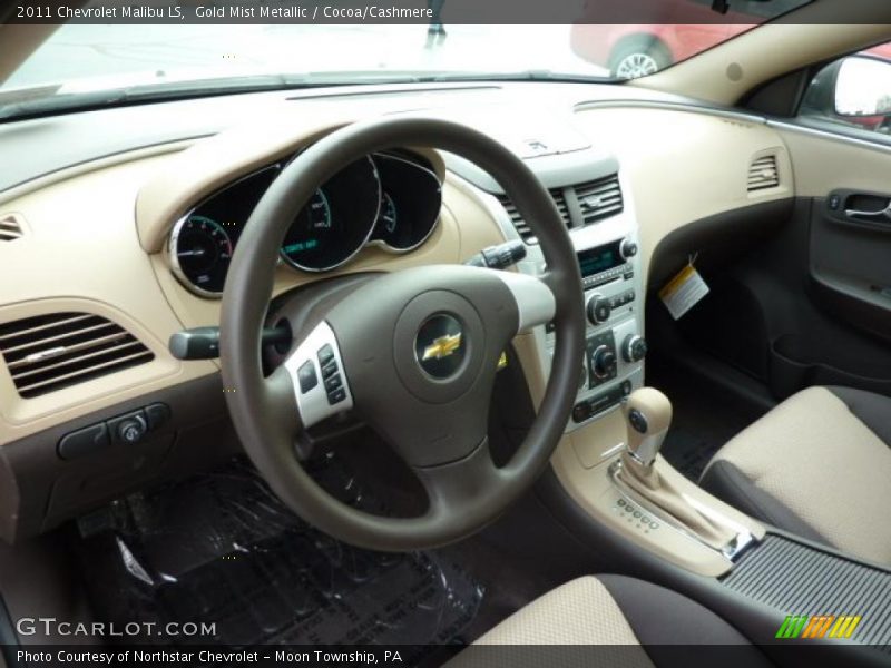Gold Mist Metallic / Cocoa/Cashmere 2011 Chevrolet Malibu LS