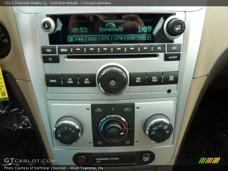 Gold Mist Metallic / Cocoa/Cashmere 2011 Chevrolet Malibu LS