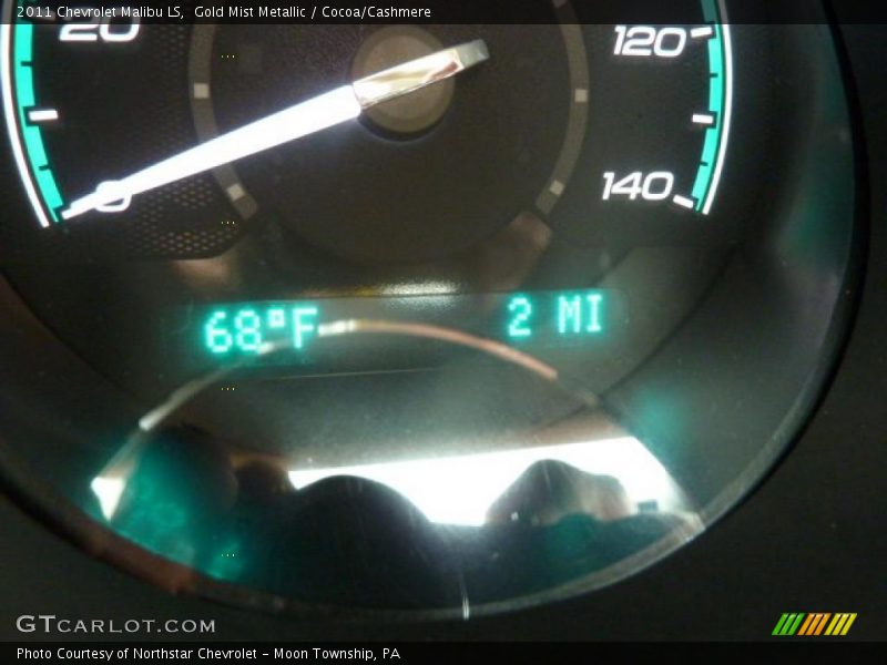Gold Mist Metallic / Cocoa/Cashmere 2011 Chevrolet Malibu LS