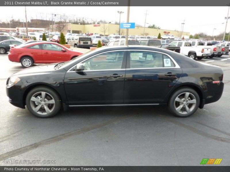 Black Granite Metallic / Cocoa/Cashmere 2011 Chevrolet Malibu LT