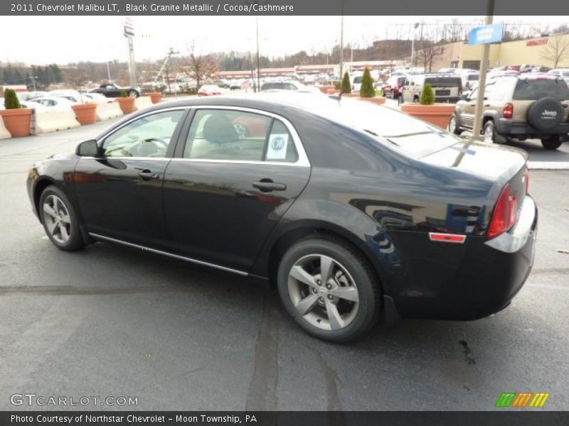 Black Granite Metallic / Cocoa/Cashmere 2011 Chevrolet Malibu LT