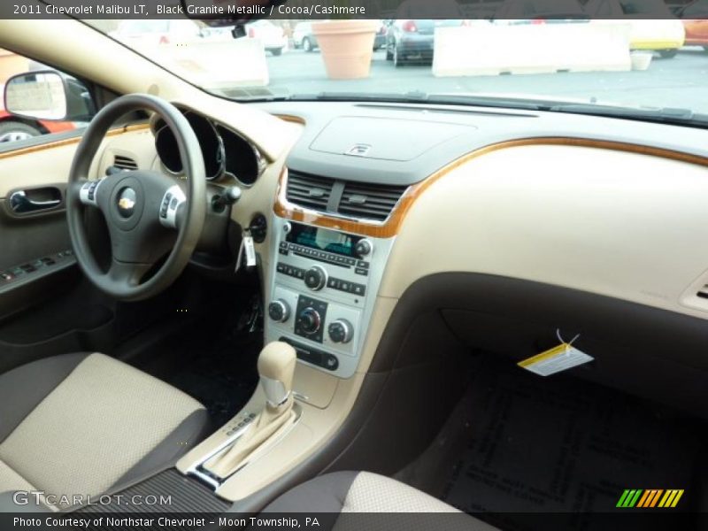 Black Granite Metallic / Cocoa/Cashmere 2011 Chevrolet Malibu LT