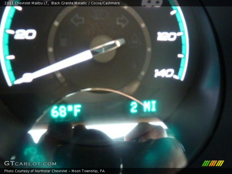 Black Granite Metallic / Cocoa/Cashmere 2011 Chevrolet Malibu LT
