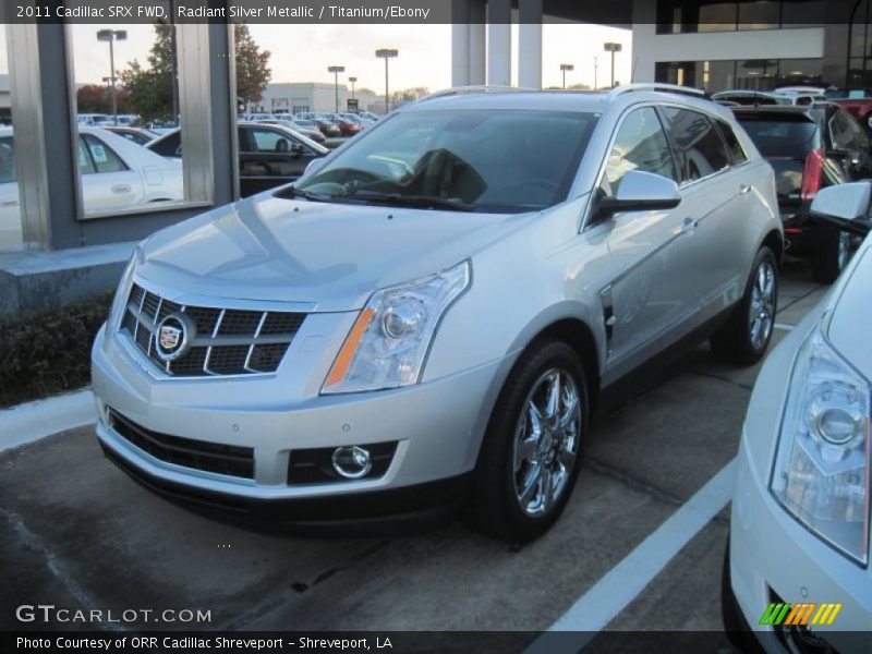 Radiant Silver Metallic / Titanium/Ebony 2011 Cadillac SRX FWD