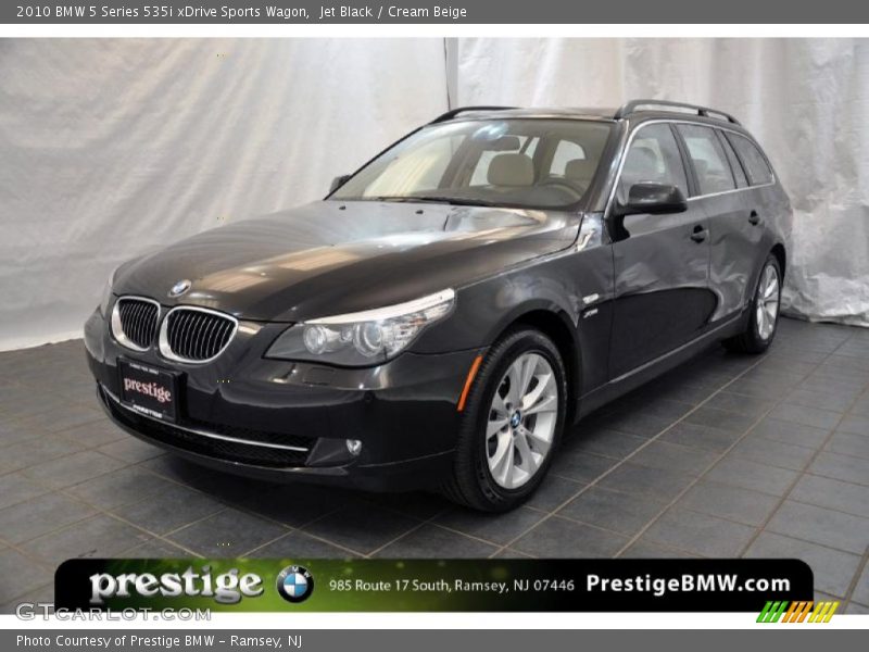 Jet Black / Cream Beige 2010 BMW 5 Series 535i xDrive Sports Wagon