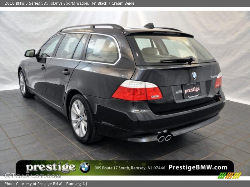 Jet Black / Cream Beige 2010 BMW 5 Series 535i xDrive Sports Wagon