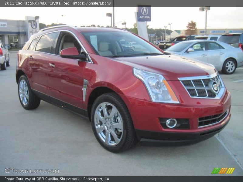 Crystal Red Tintcoat / Shale/Ebony 2011 Cadillac SRX FWD