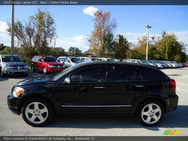 Black / Pastel Pebble Beige 2007 Dodge Caliber R/T