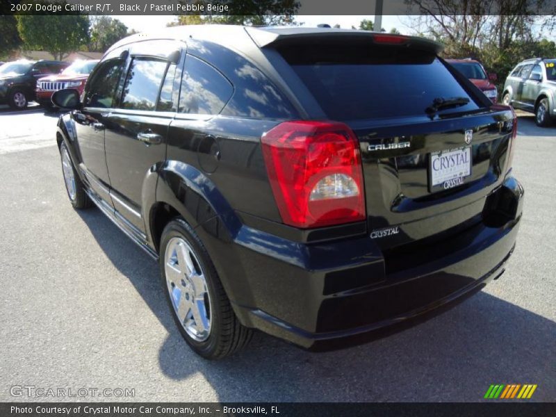 Black / Pastel Pebble Beige 2007 Dodge Caliber R/T