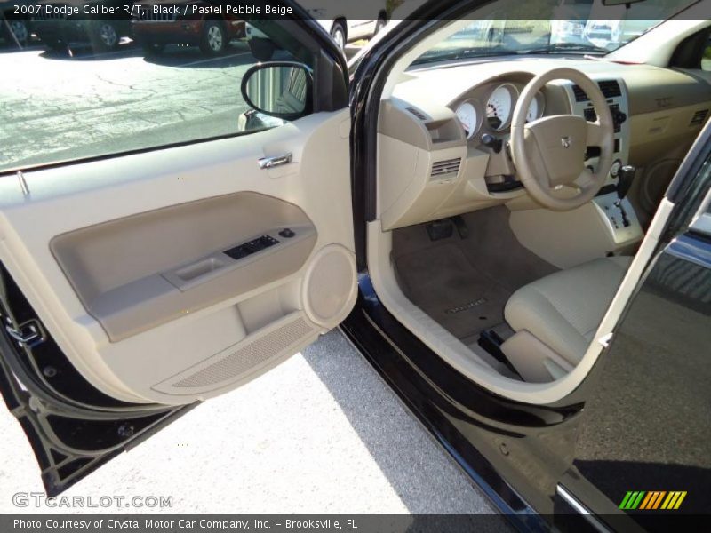 Black / Pastel Pebble Beige 2007 Dodge Caliber R/T