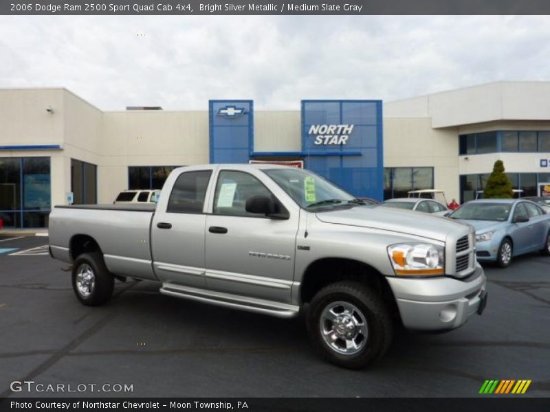Bright Silver Metallic / Medium Slate Gray 2006 Dodge Ram 2500 Sport Quad Cab 4x4