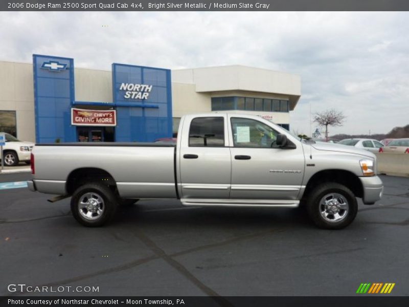 Bright Silver Metallic / Medium Slate Gray 2006 Dodge Ram 2500 Sport Quad Cab 4x4