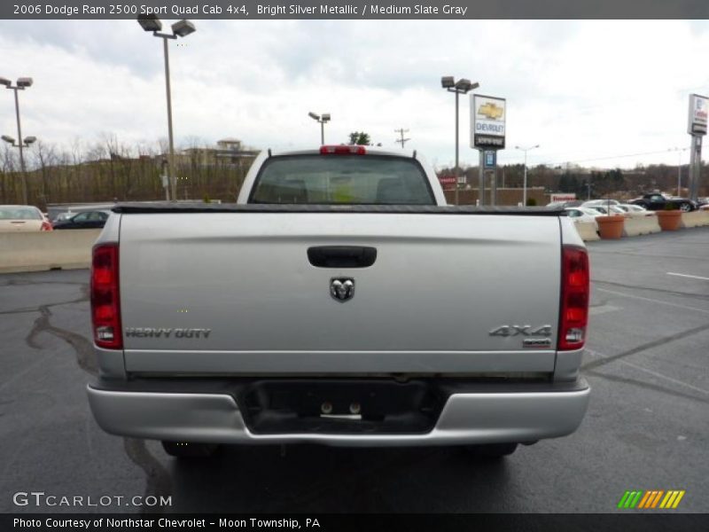 Bright Silver Metallic / Medium Slate Gray 2006 Dodge Ram 2500 Sport Quad Cab 4x4