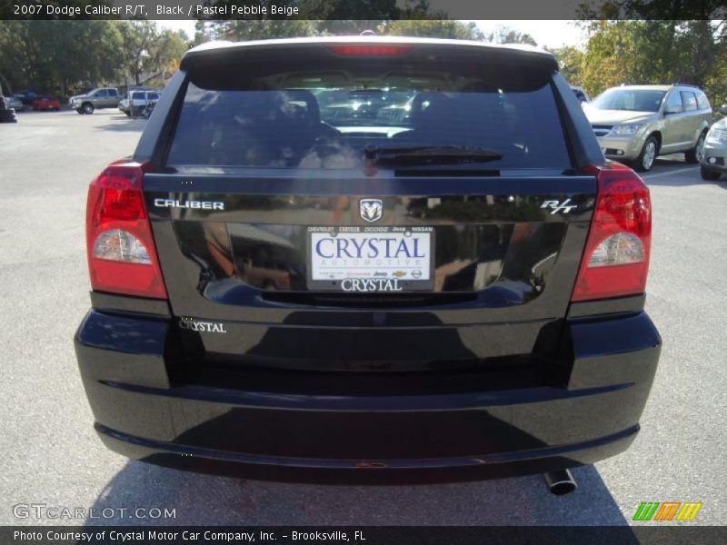 Black / Pastel Pebble Beige 2007 Dodge Caliber R/T