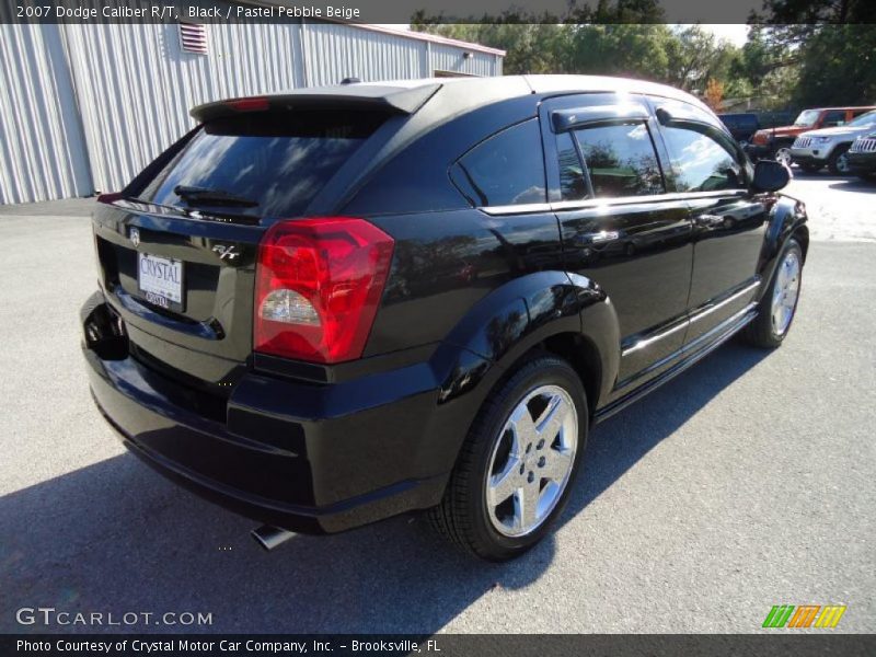 Black / Pastel Pebble Beige 2007 Dodge Caliber R/T