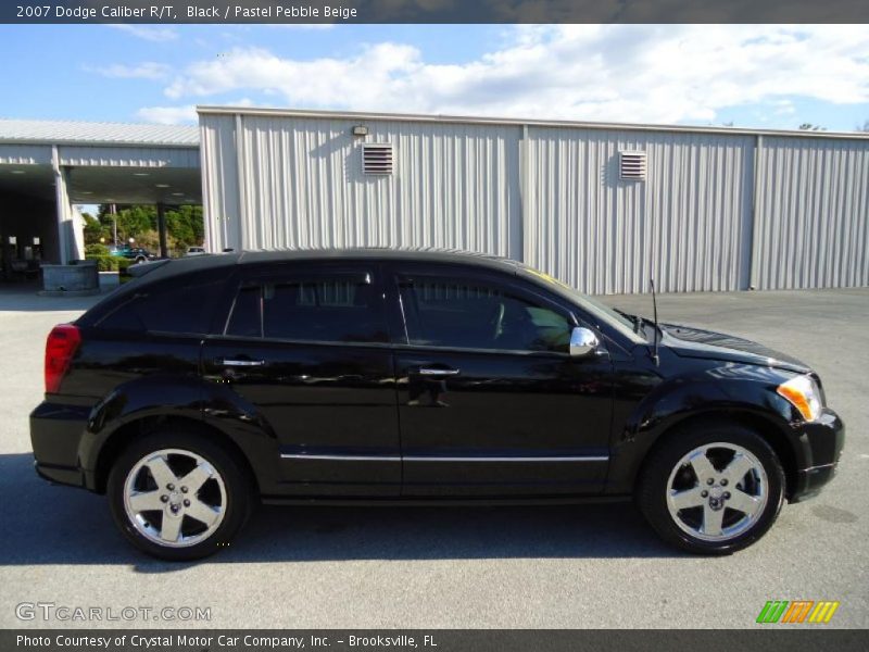 Black / Pastel Pebble Beige 2007 Dodge Caliber R/T