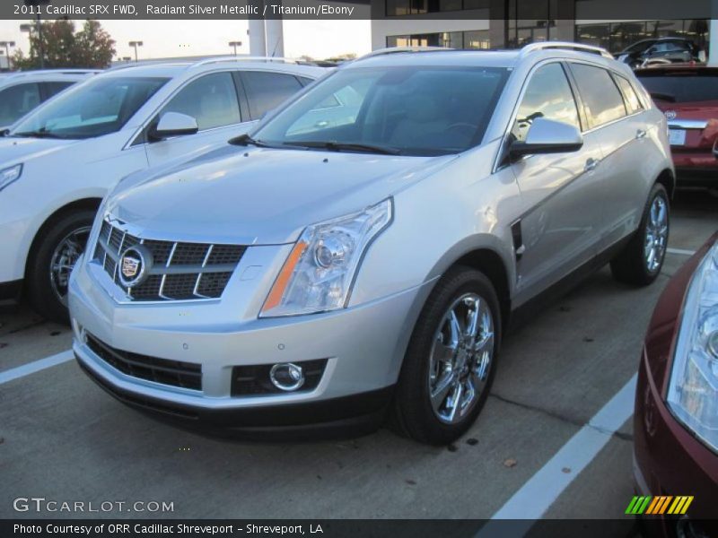 Radiant Silver Metallic / Titanium/Ebony 2011 Cadillac SRX FWD