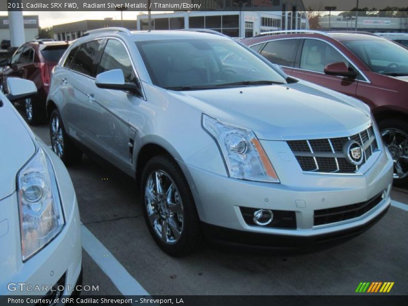 Radiant Silver Metallic / Titanium/Ebony 2011 Cadillac SRX FWD