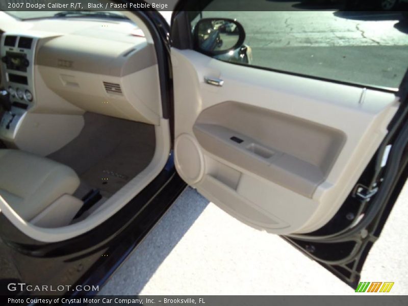 Black / Pastel Pebble Beige 2007 Dodge Caliber R/T