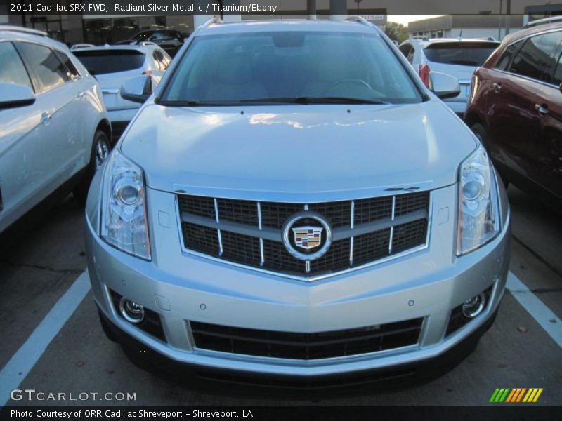 Radiant Silver Metallic / Titanium/Ebony 2011 Cadillac SRX FWD