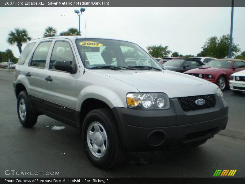 Silver Metallic / Medium/Dark Flint 2007 Ford Escape XLS