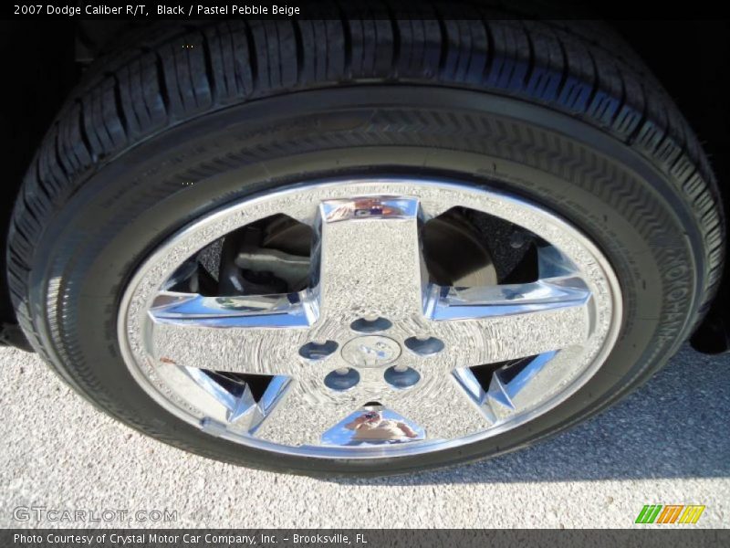Black / Pastel Pebble Beige 2007 Dodge Caliber R/T