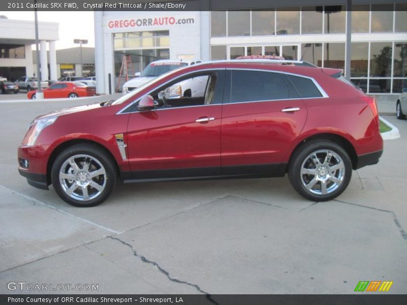 Crystal Red Tintcoat / Shale/Ebony 2011 Cadillac SRX FWD