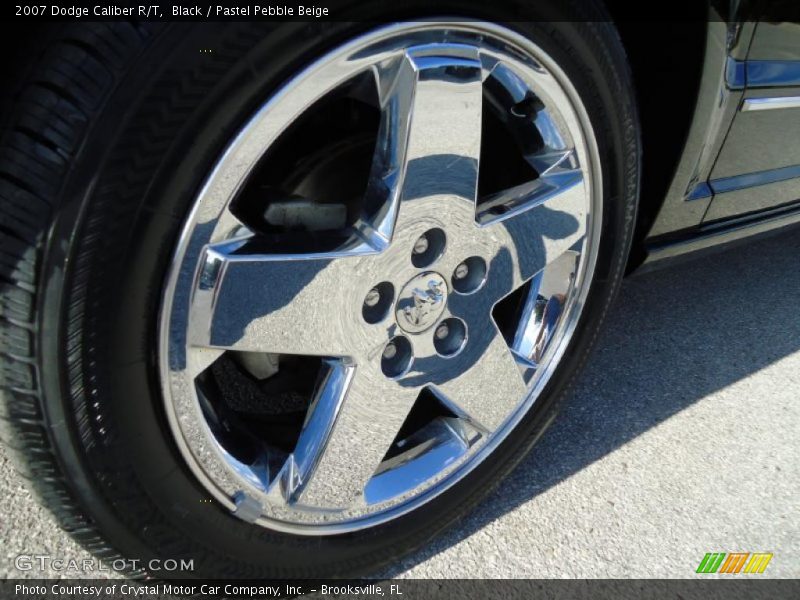 Black / Pastel Pebble Beige 2007 Dodge Caliber R/T